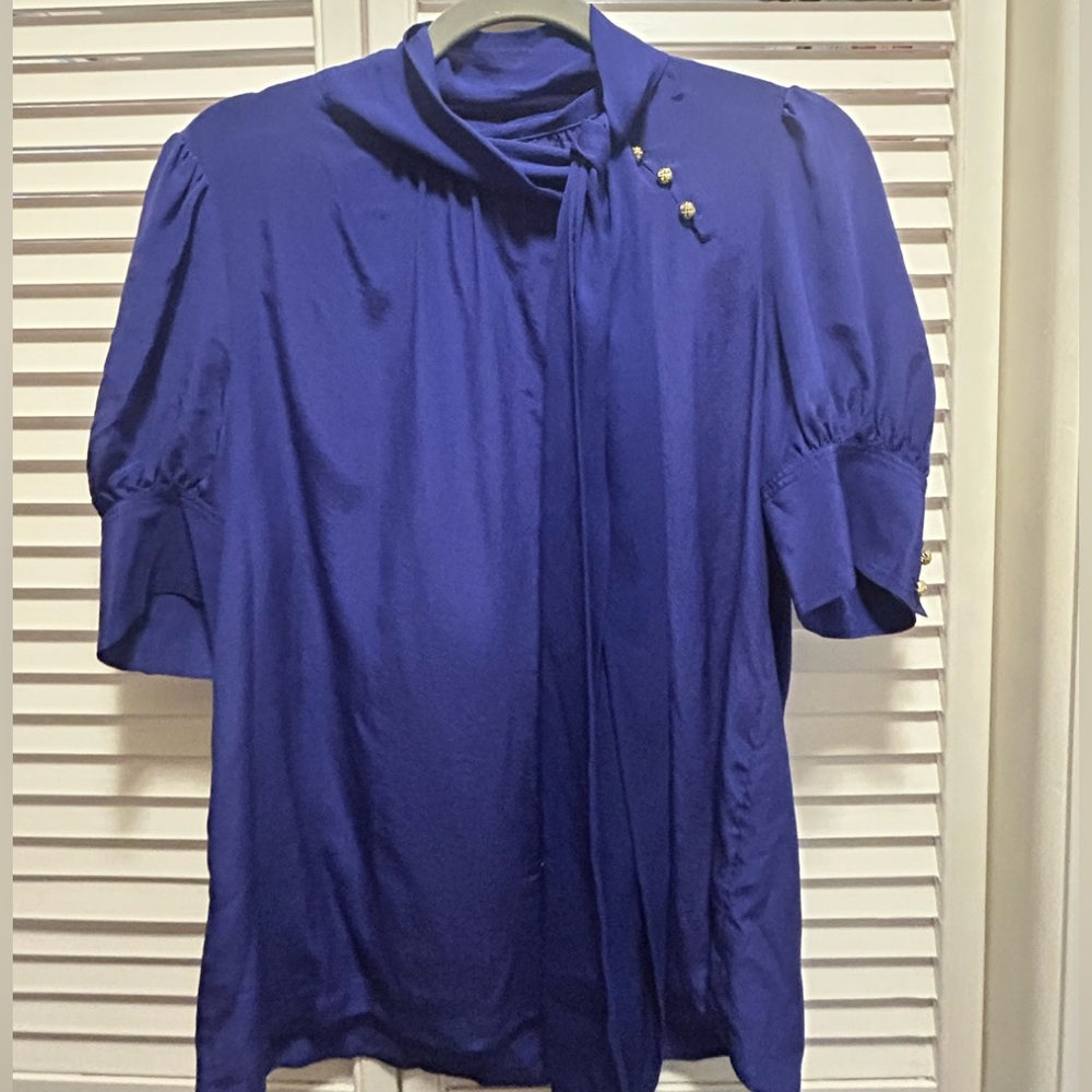 Banana Republic Royal Blue Women's Blouse
